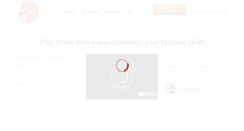 Desktop Screenshot of ortusgame.com